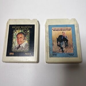 2-Henry Mancini 8-track tapes: Pure Gold and Mancini Country-Untested
